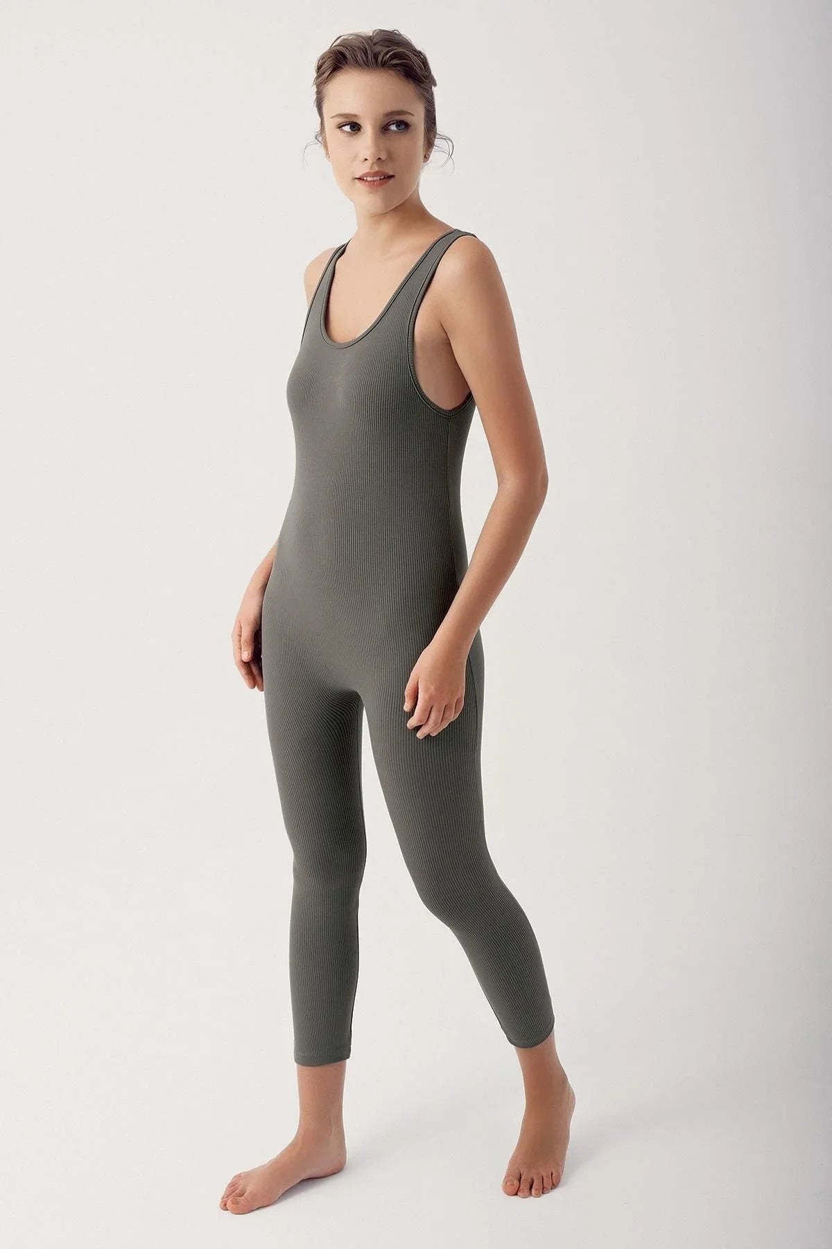 Askılı Fitilli Likralı Tulum FT02