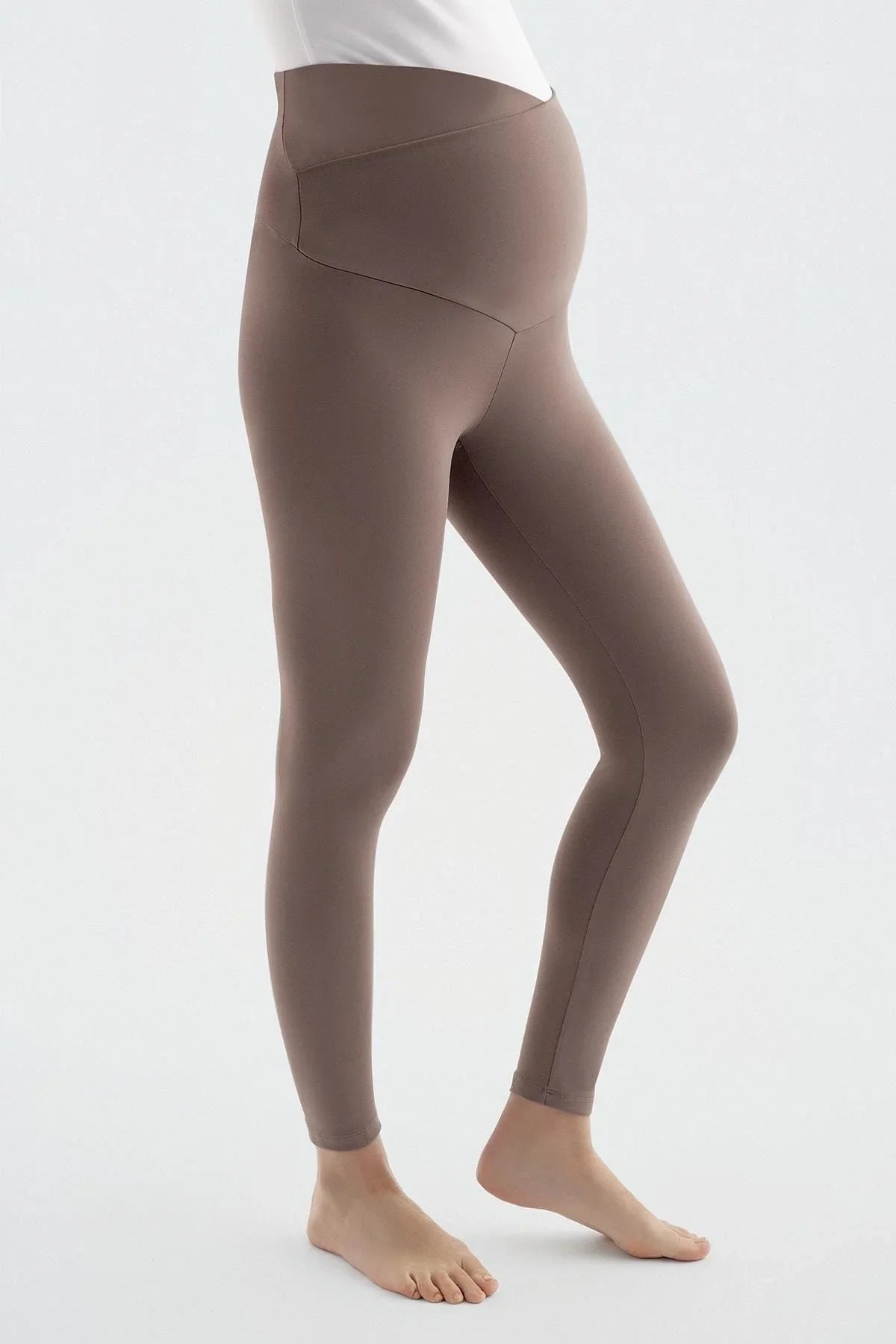 Çapraz Kemer Yüksek Bel Esnek Toparlayıcı Hamile Tayt T13