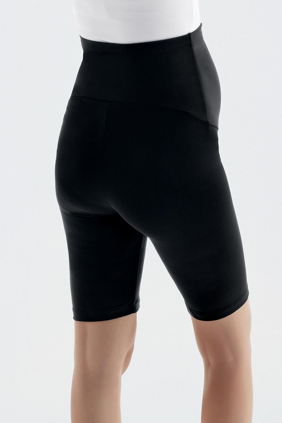 Above Knee Biker Flexible Adjustable Waist Maternity Tights T12