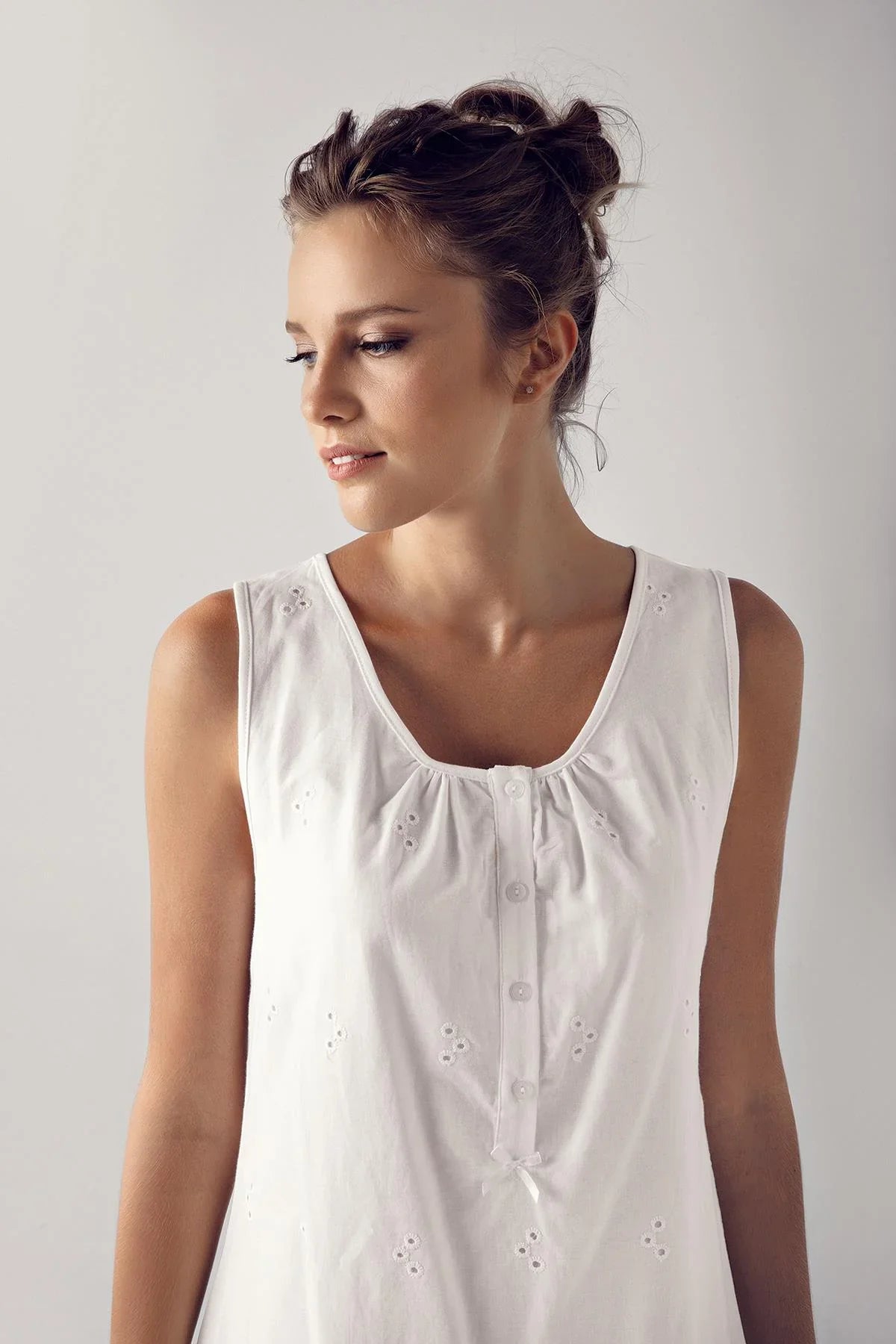 Dokuma Pamuklu Hamile Gecelik Sabahlık Takım 10402 - Artış Collection