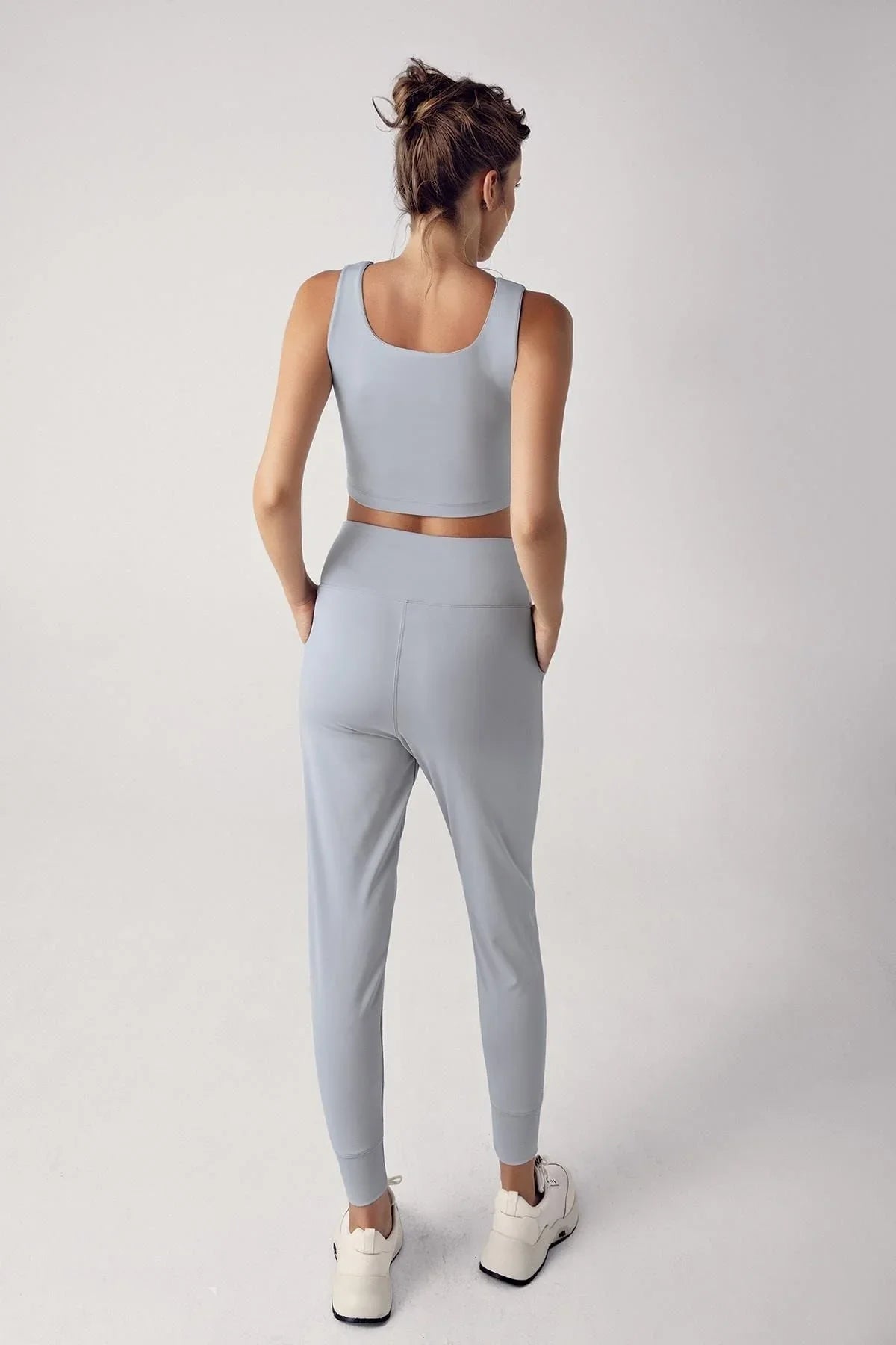 Women's High Waist Pocket Jogger Sweatpants E01