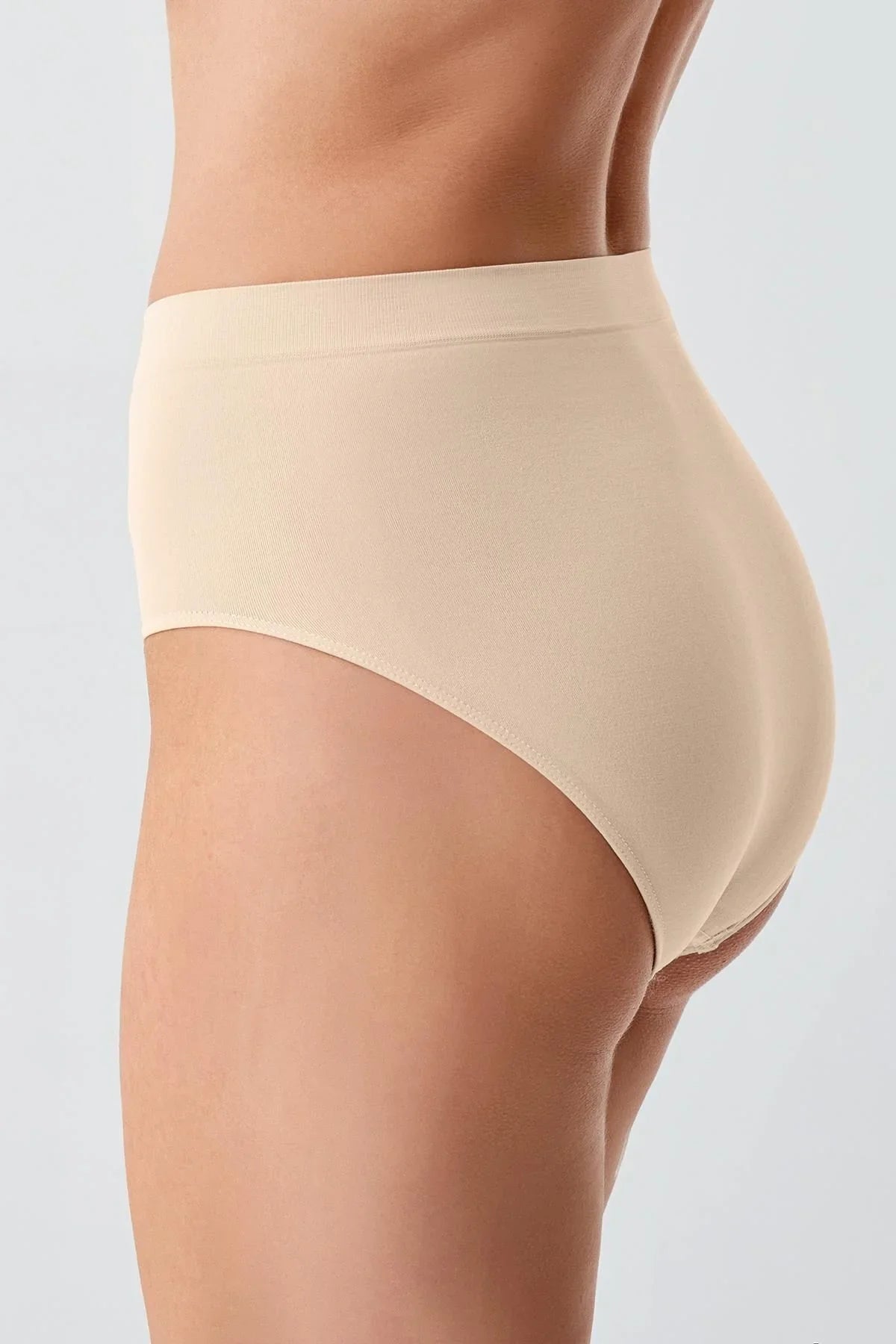 Seamless 3'lü Paket (Dikişsiz) Yüksek Bel Bato Külot 27K01