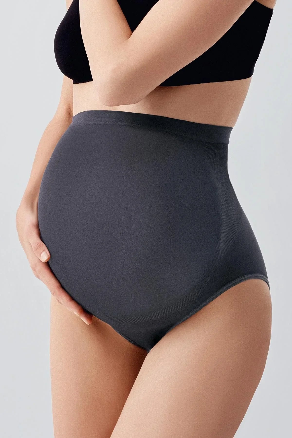 Seamless (Dikişsiz) Yumuşak Dokulu Esnek Hamile Külodu 3'lü Paket 27K02 - Artış Collection
