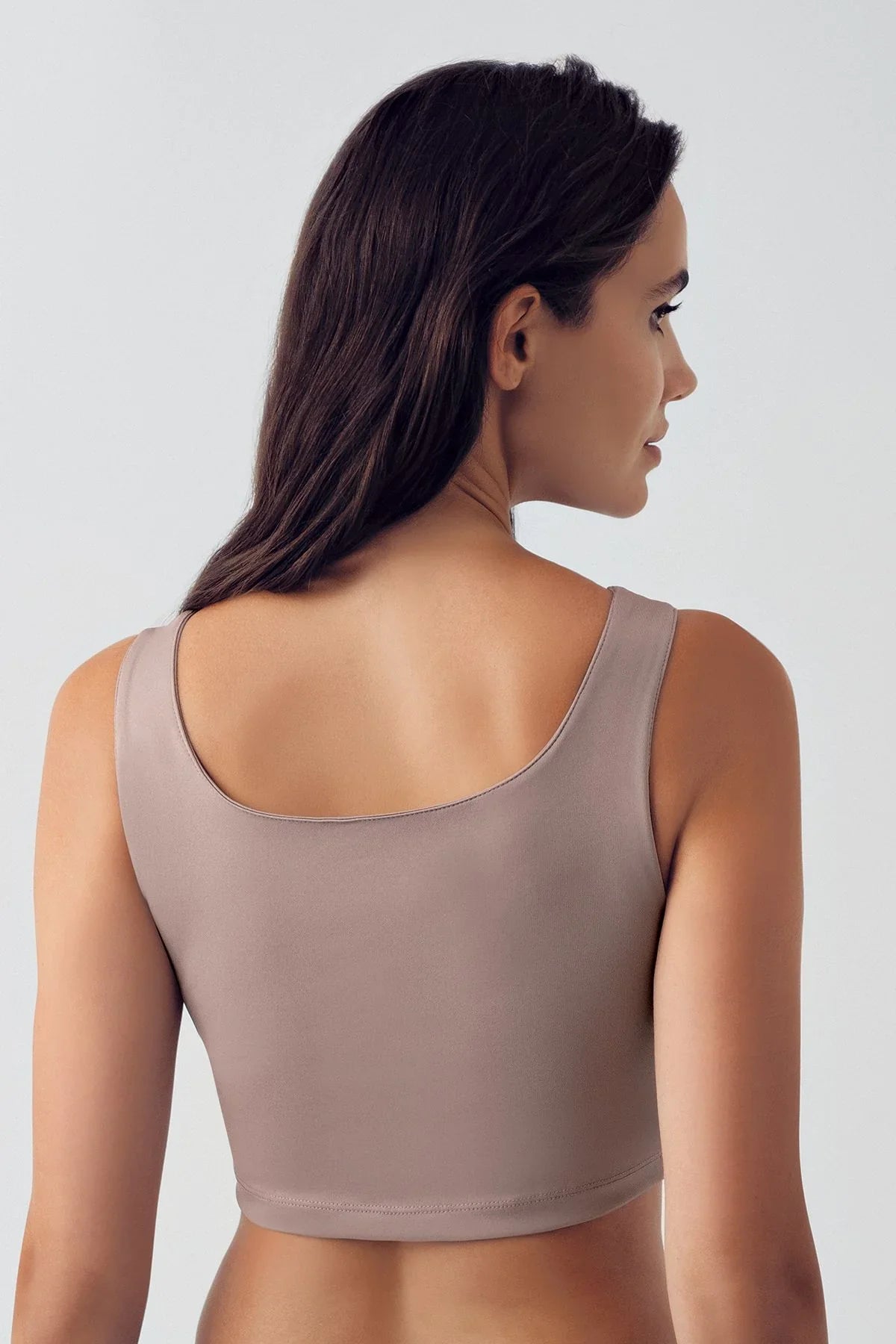 Sport Thick Strap Crop Top Bustier C01