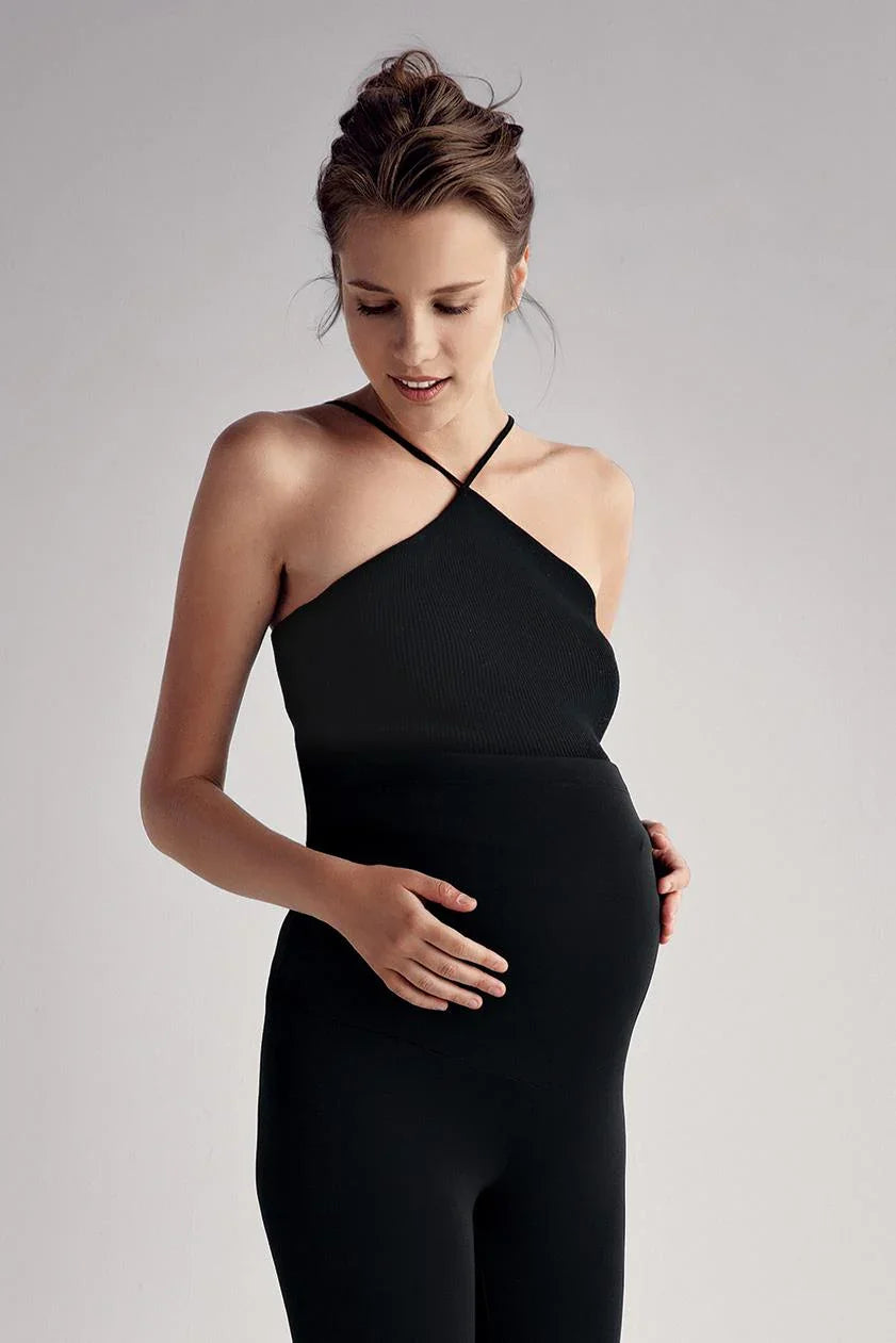 Termal Şardonlu Sıcak Tutan Esnek Beli Ayarlanabilir Kışlık Hamile Tayt T10