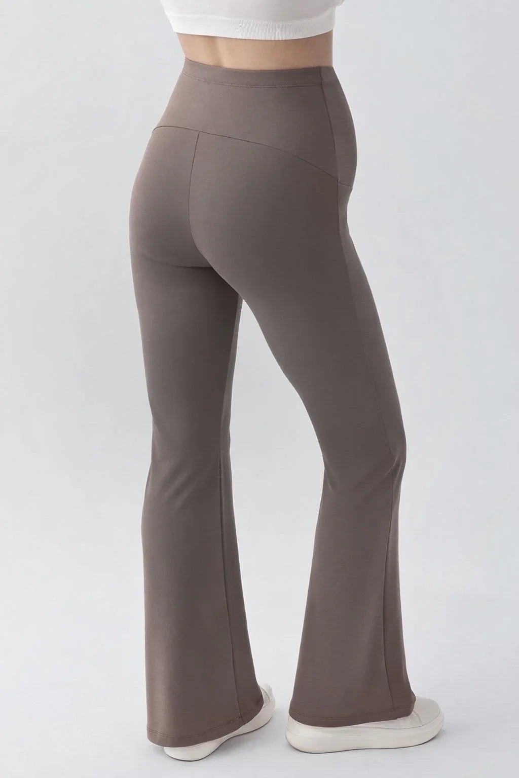 Termal Şardonlu Sıcak Tutan Esnek Beli Ayarlanabilir Kışlık İspanyol Paça Hamile Tayt T18 - Artış Collection