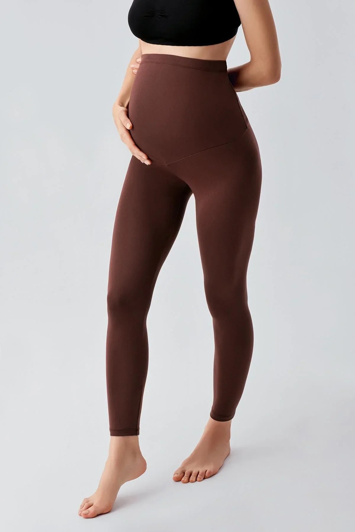 Adjustable High Waist Flexible Maternity Leggings T02