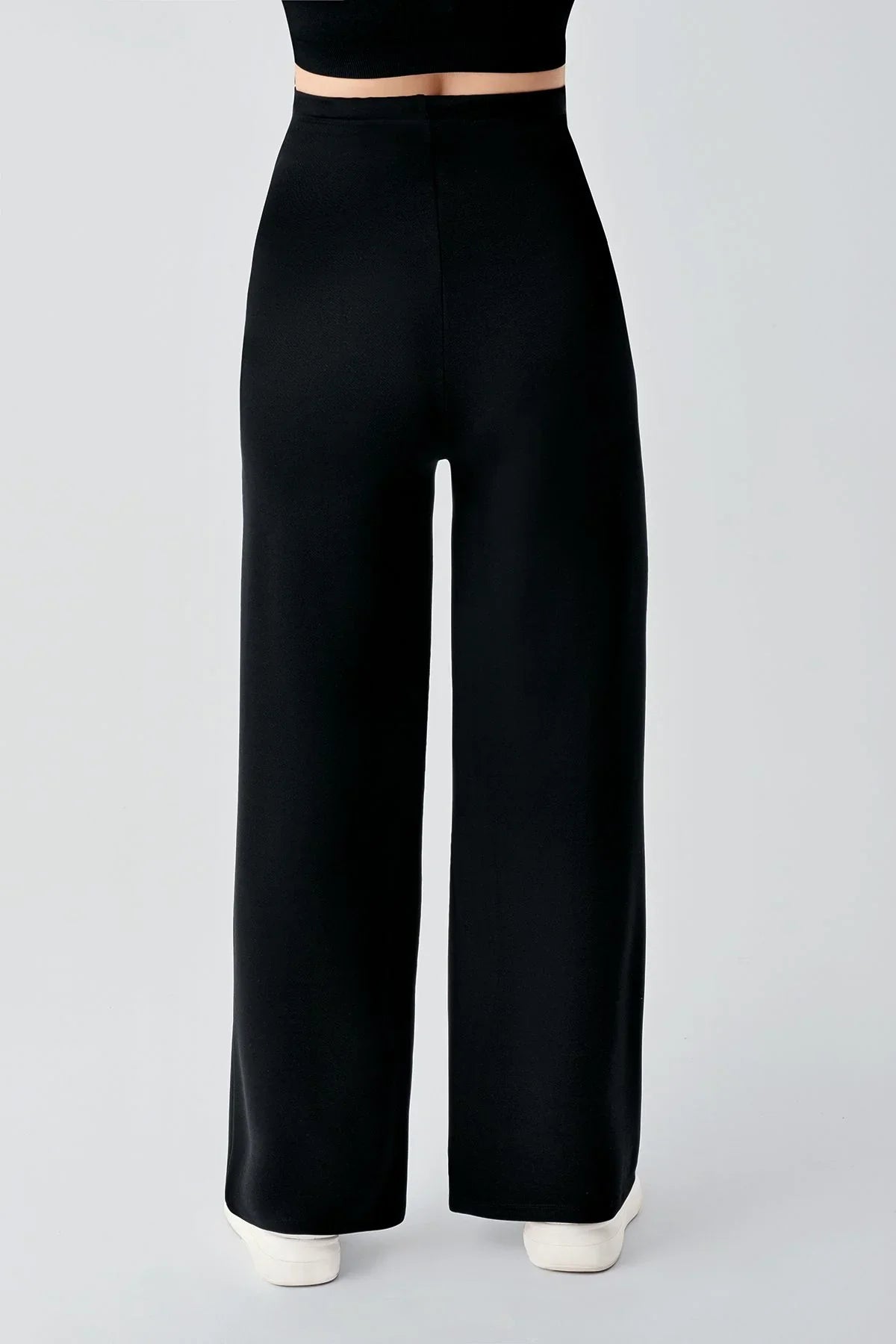 Adjustable High Waist Flexible Maternity Palazzo Trousers PLZ01