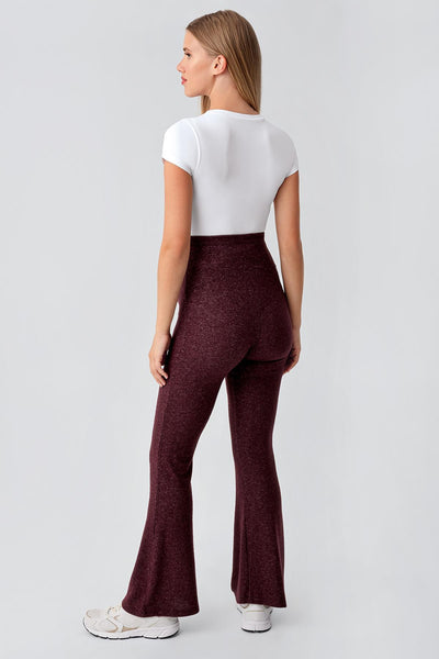 Adjustable High Waist Flexible Soft Texture Viscose Blend Maternity Trousers HP02