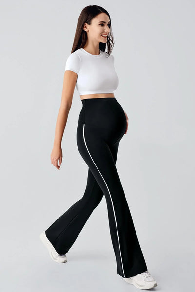 Biyeli İspanyol Paça Yüksek Bel Esnek Toparlayıcı Hamile Tayt T25