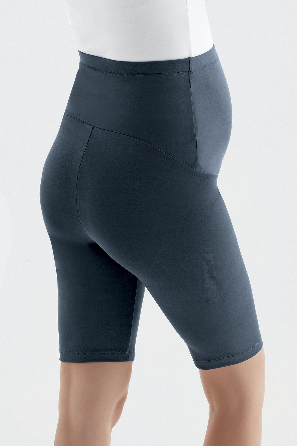 Above Knee Biker Flexible Adjustable Waist Maternity Tights T12