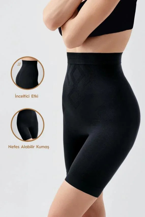 Doğum Sonrası Şekillendirici Rahim Toparlayıcı İnceltici Sıkılaştırıcı Yüksek Bel Şort Korse 29KS2