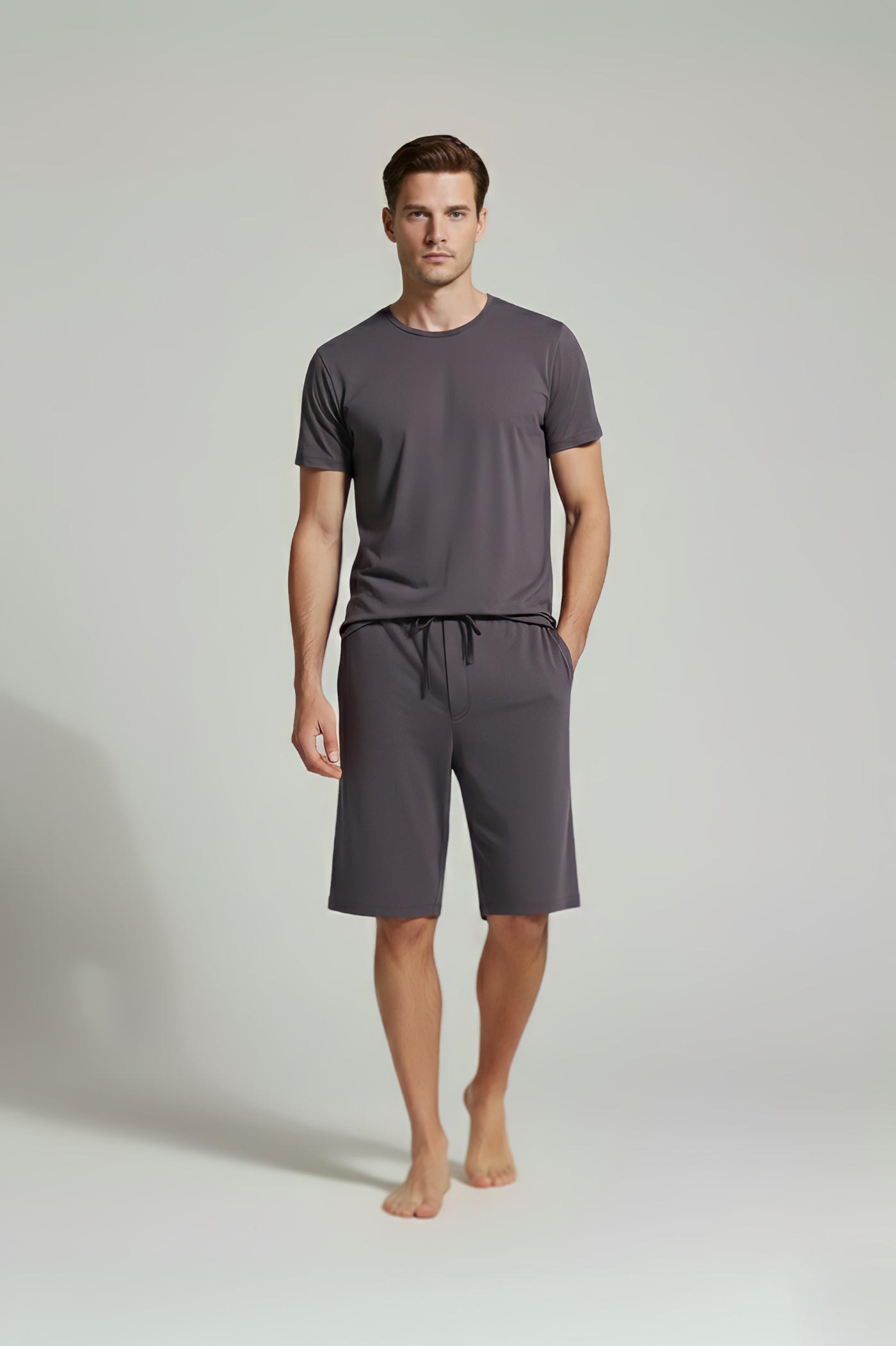 Men's Flexible Lycra Viscose Shorts with Pockets