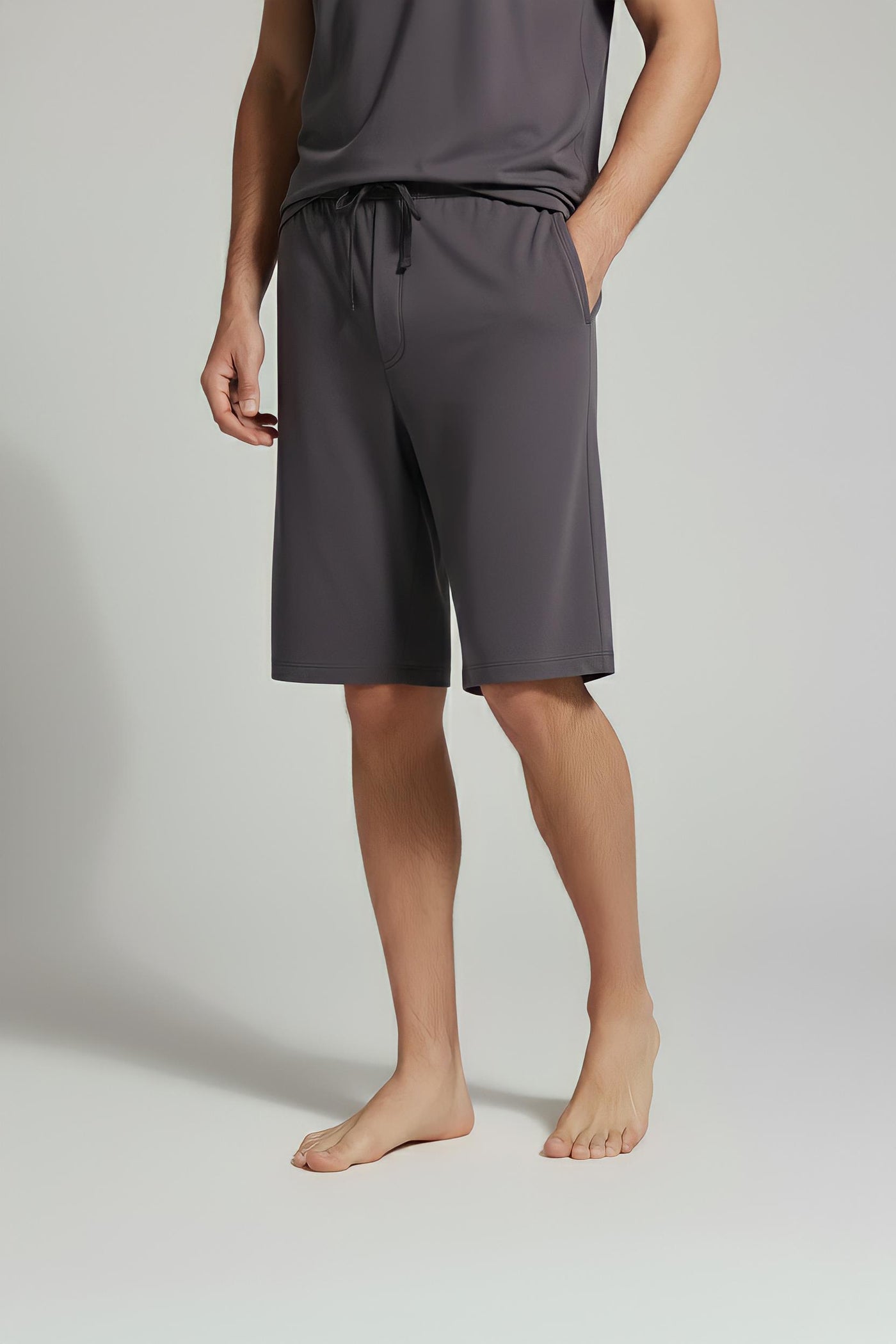 Men's Flexible Lycra Viscose Shorts with Pockets