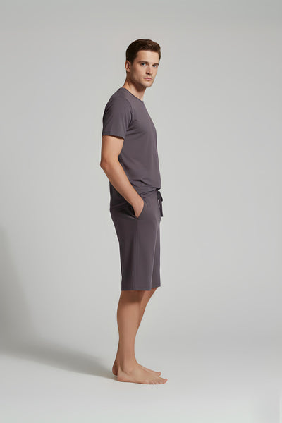 Men's Flexible Lycra Viscose Shorts with Pockets