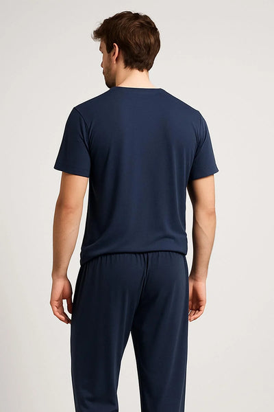 Men's Short Sleeve Basic Flexible Lycra Viscose T-shirt MAN01