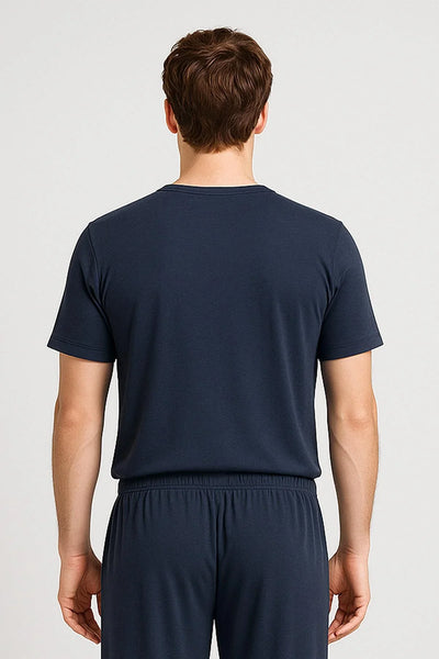 Men's Short Sleeve Basic Flexible Lycra Viscose T-shirt MAN01