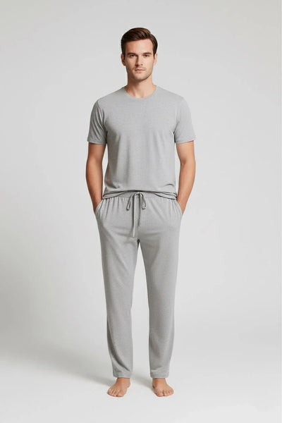 Men's Short Sleeve Basic Flexible Lycra Viscose T-shirt MAN01