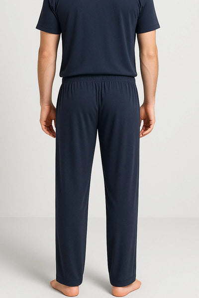 Men's Long Pocket Flexible Lycra Viscose Pajama Bottoms MAN02