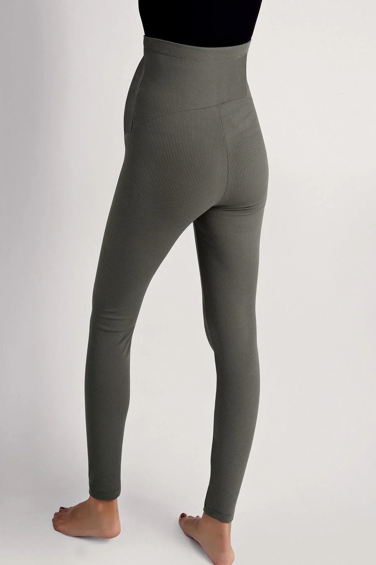 Fitilli Termal İçi Şardonlu Sıcak Tutan Beli Ayarlanabilir Hamile Tayt F06