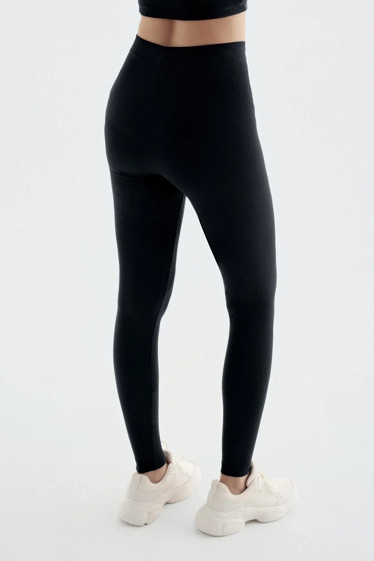 Fitilli Termal Şardonlu Sıcak Tutan Yüksel Bel Esnek Tayt F14