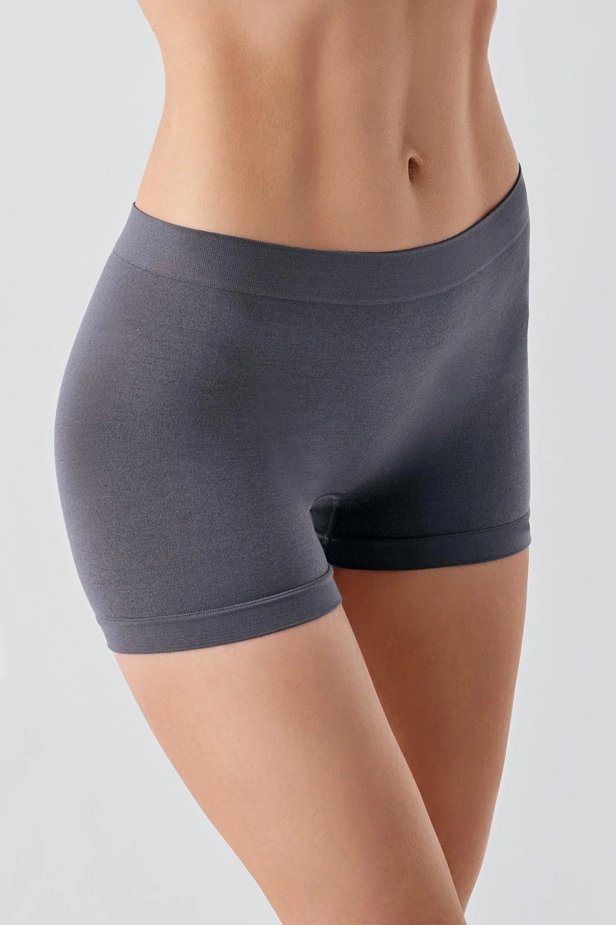 Kadın Seamless 3'lü Paket (Dikişsiz) Yüksek Bel Boxer 27B01 - Artış Collection