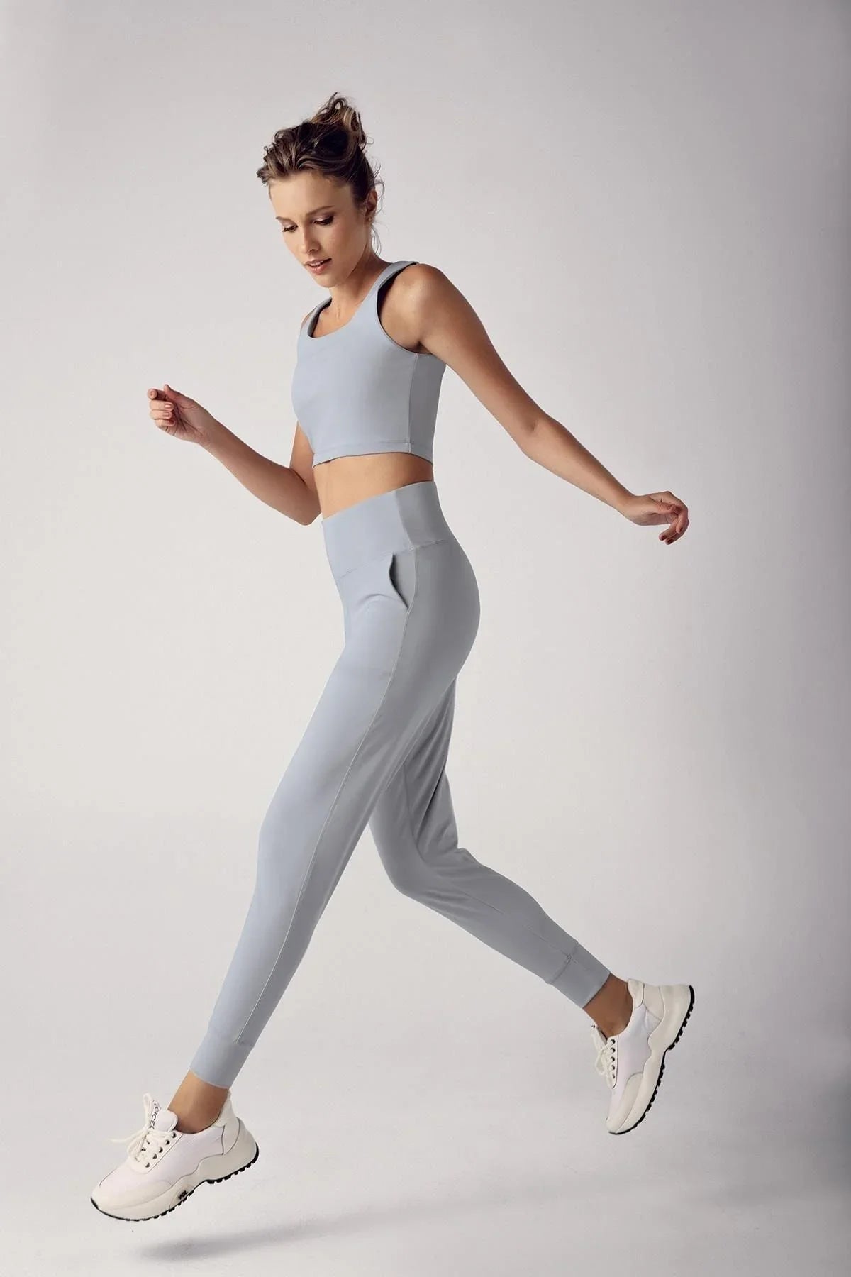 Women's High Waist Pocket Jogger Sweatpants E01