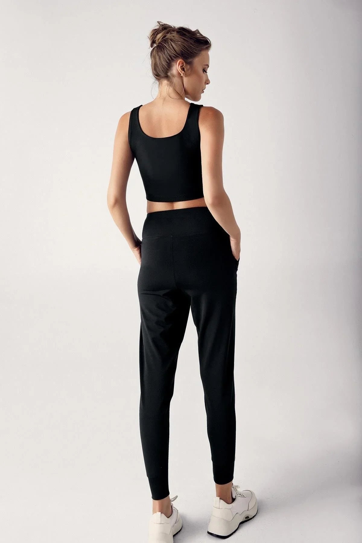 Women's High Waist Pocket Jogger Sweatpants E01