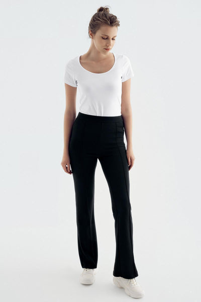 Women's High Waist Flexible Steel Knitted Trousers CLK04