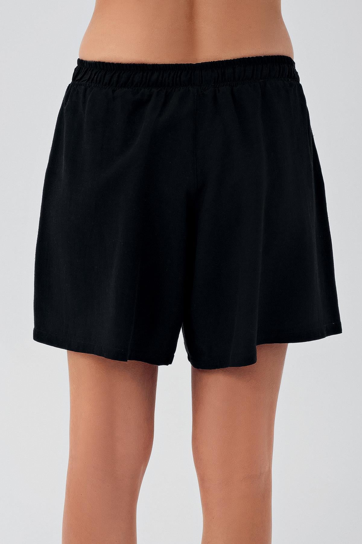 Linen Short Sleeve Oversize Shirt Shorts Set K602