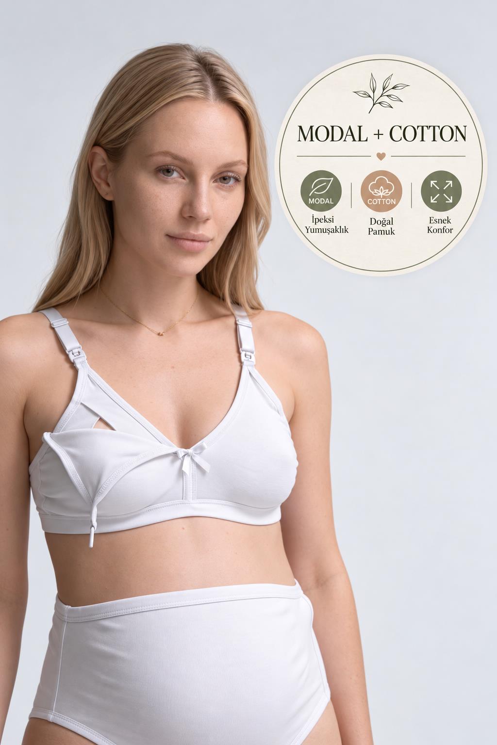 Modal Cotton Non-Wired Nursing Bra ES100