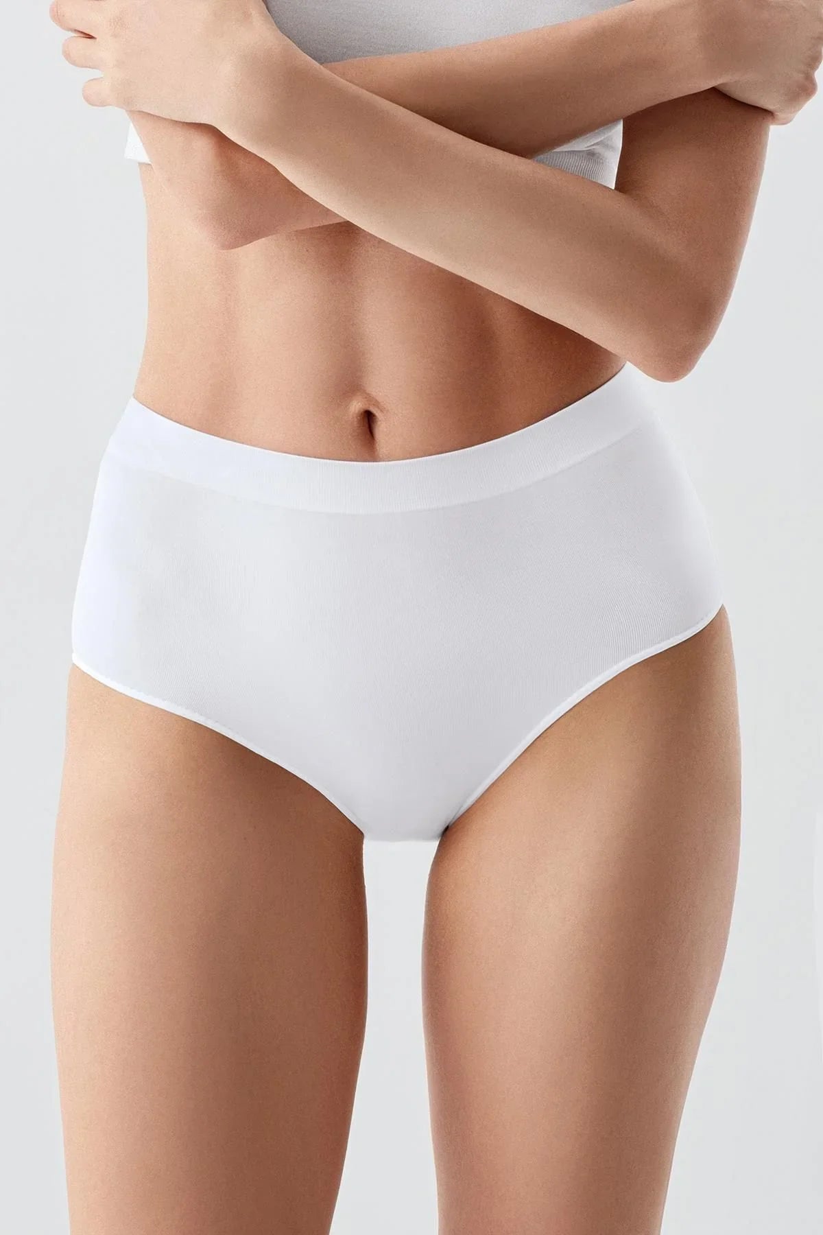 Seamless 3'lü Paket (Dikişsiz) Yüksek Bel Bato Külot 27K01