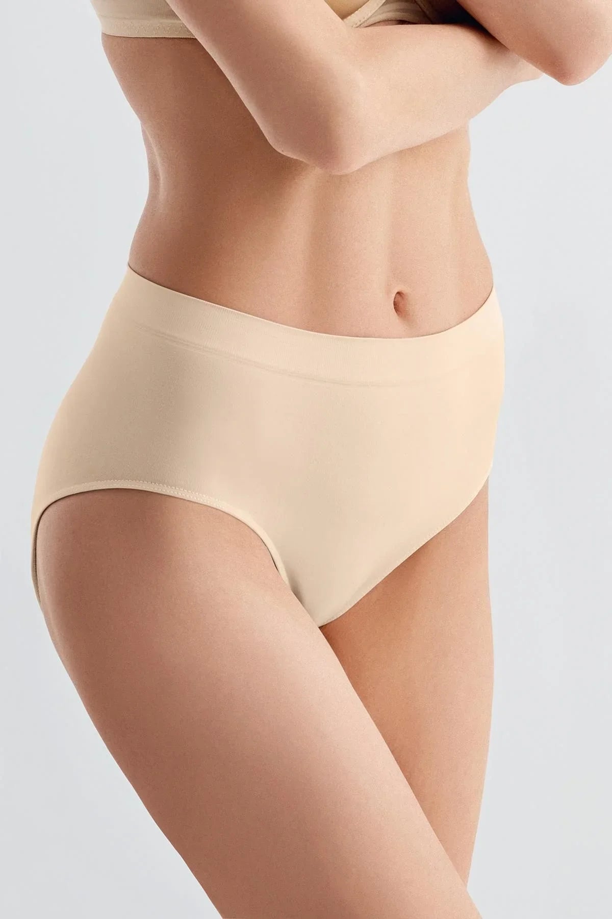 Seamless 3'lü Paket (Dikişsiz) Yüksek Bel Bato Külot 27K01