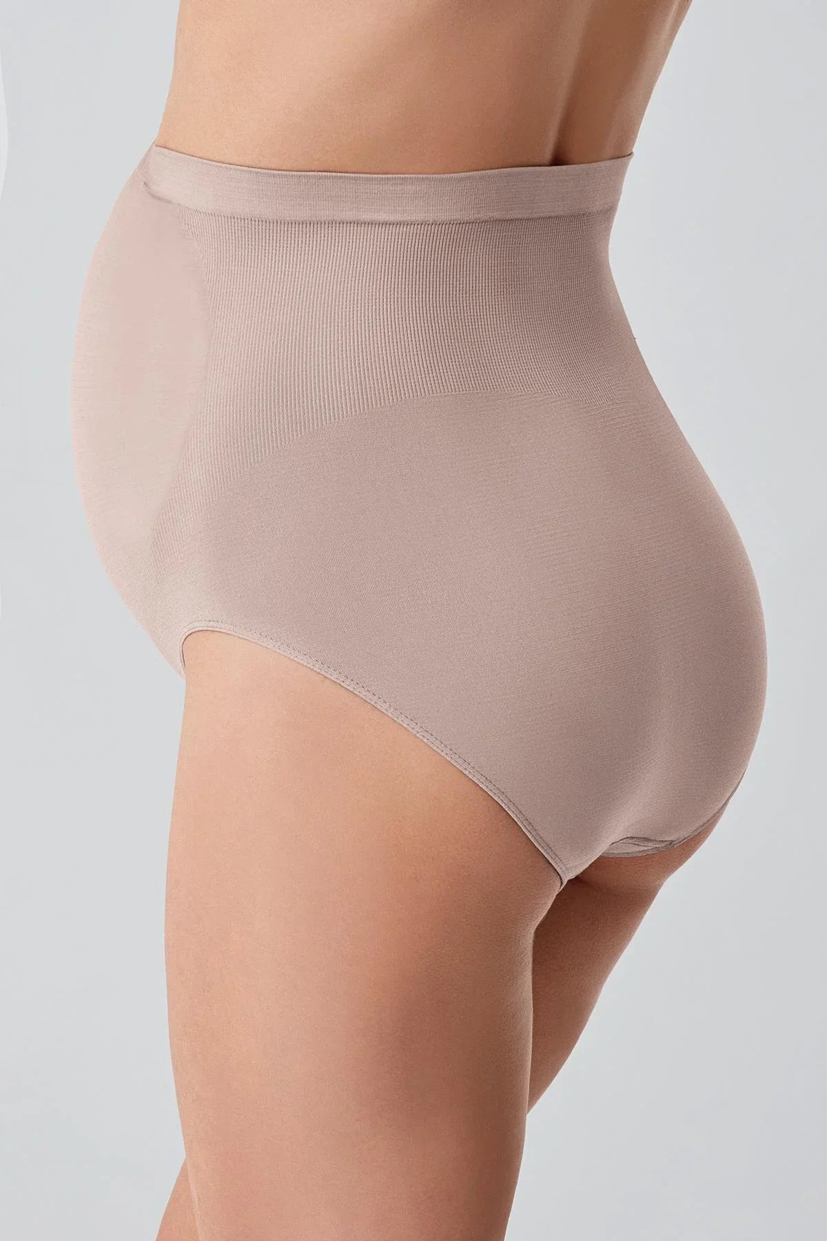 Seamless (Dikişsiz) Yumuşak Dokulu Esnek Hamile Külodu 2'li Paket 27K03