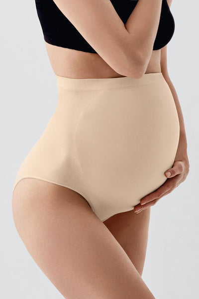 Seamless (Dikişsiz) Yumuşak Dokulu Esnek Hamile Külodu 2'li Paket 27K03