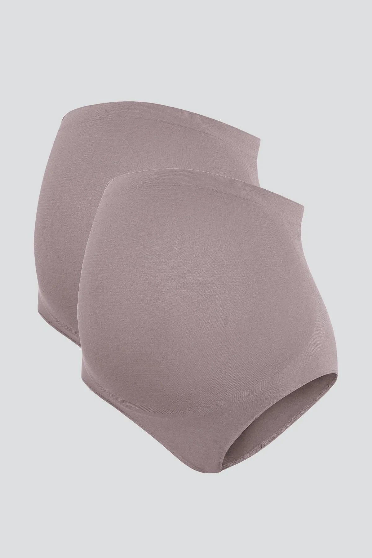 Seamless (Dikişsiz) Yumuşak Dokulu Esnek Hamile Külodu 2'li Paket 27K03