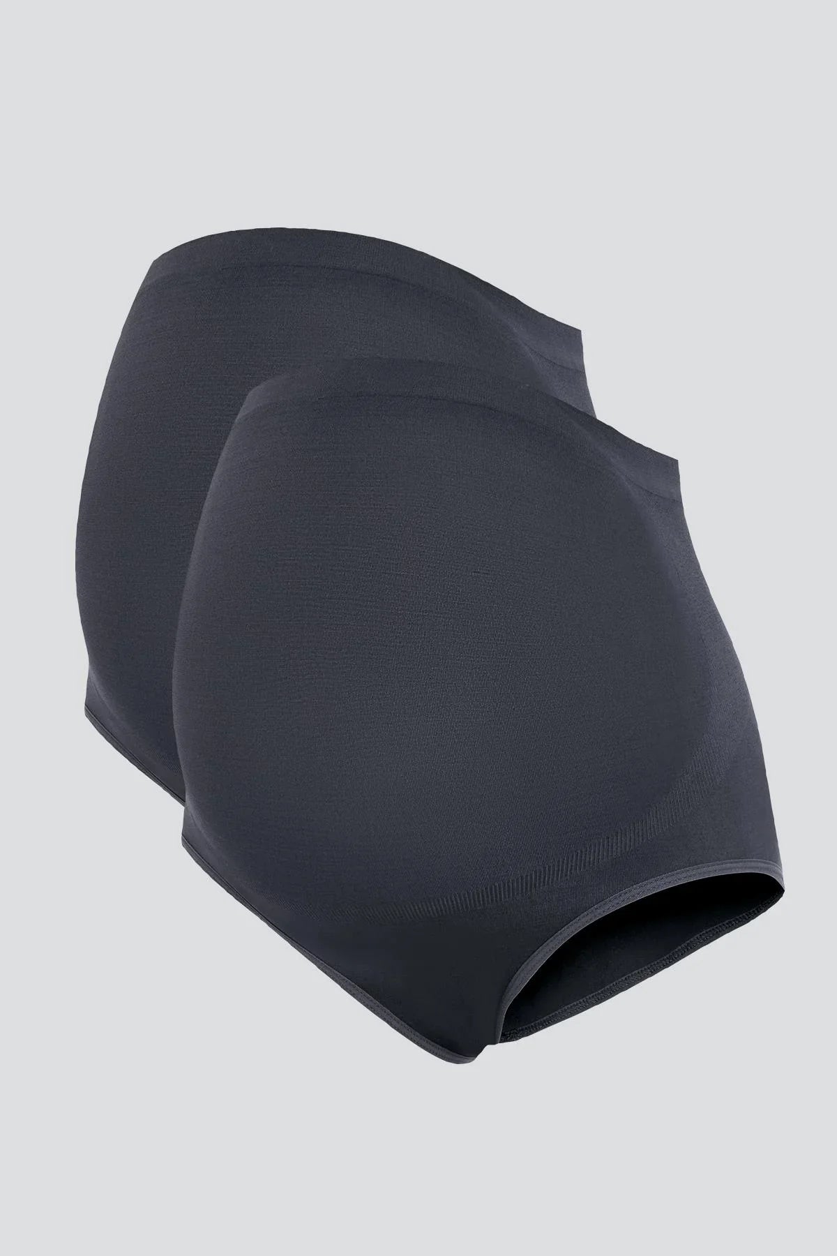 Seamless (Dikişsiz) Yumuşak Dokulu Esnek Hamile Külodu 2'li Paket 27K03