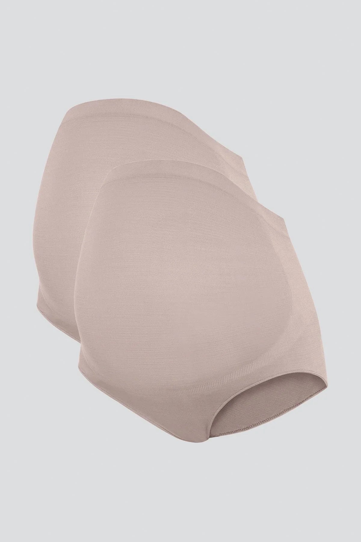 Seamless (Dikişsiz) Yumuşak Dokulu Esnek Hamile Külodu 2'li Paket 27K03